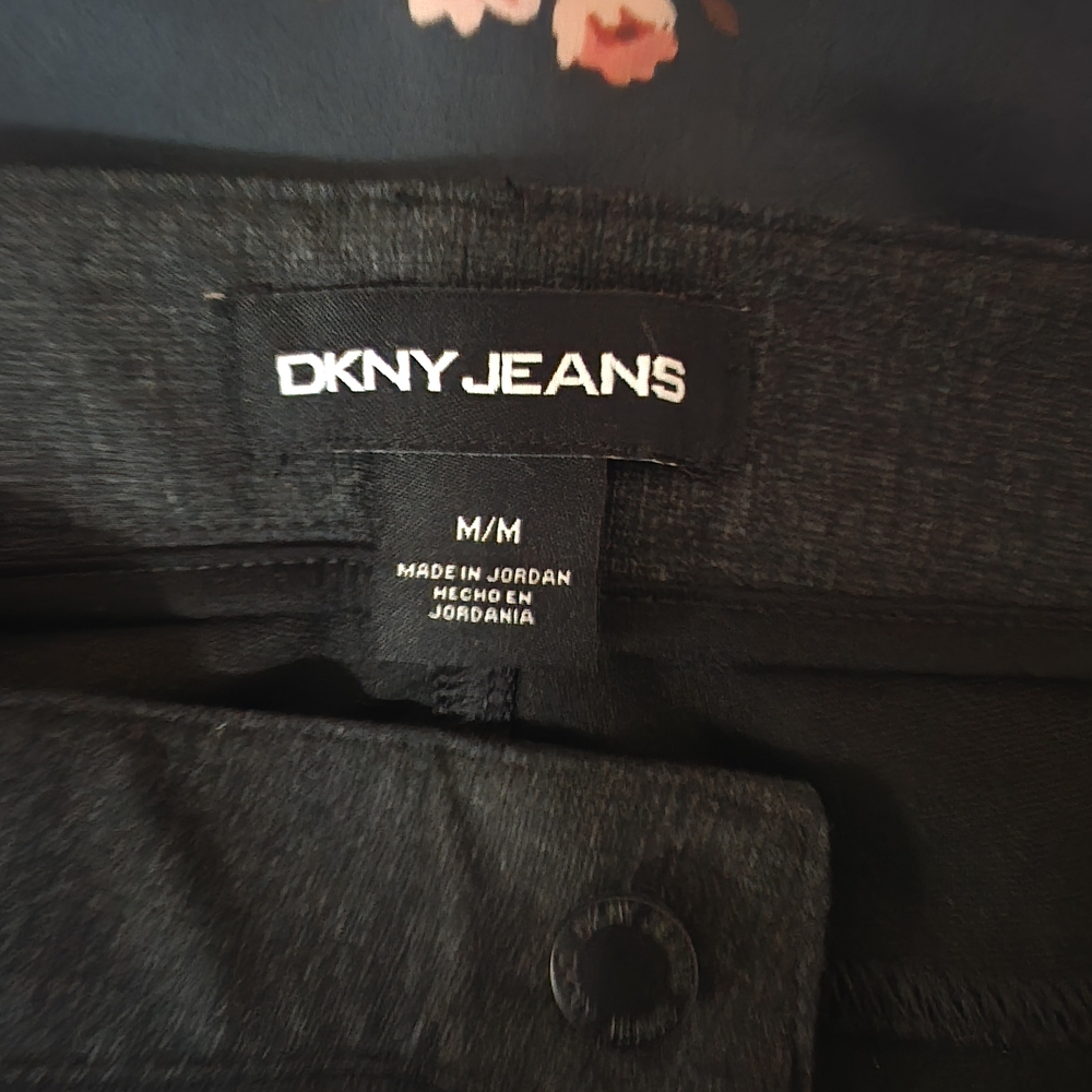 DKNY Dark Gray Straight Leg Pants
